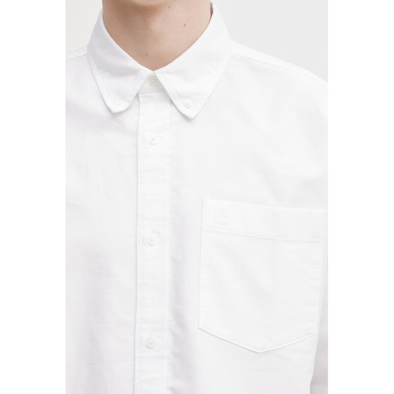 Carhartt WIP S/S Braxton Shirt košile bavlněná pánská