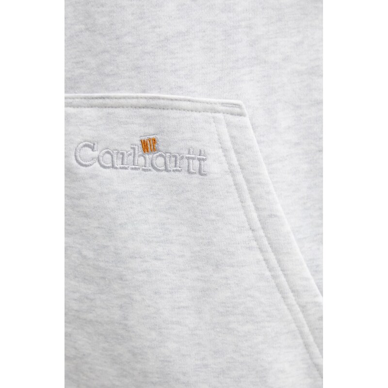Carhartt WIP Hooded WIP Label Sweat Jacket rozepínací mikina bavlněná pánská