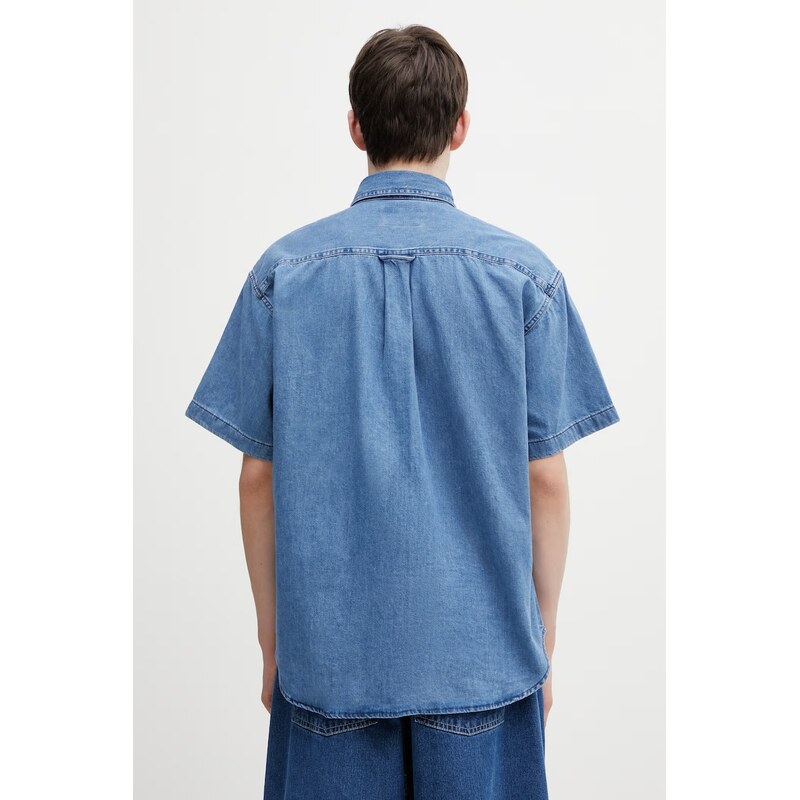 Carhartt WIP S/S Lucas Shirt košile džínová pánská