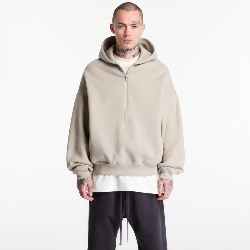 Mikina Fear of God Essentials Property Lounge Half Zip Crewneck