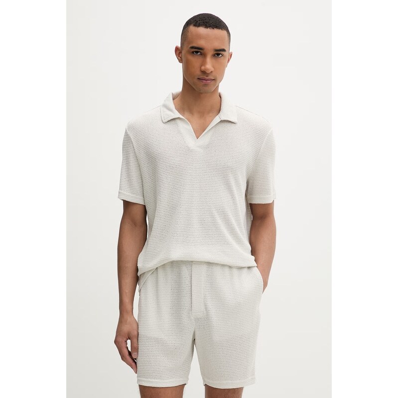 Calvin Klein svetrové polo pánské s viskózou