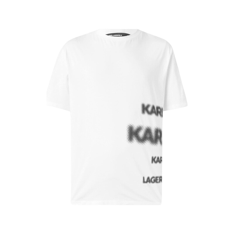 Karl Lagerfeld Tričko černá / bílá