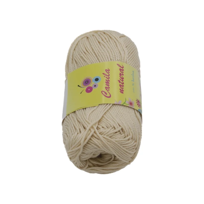 Bellatex Příze CAMILA natural 50g / 125 m Béžová 110133631
