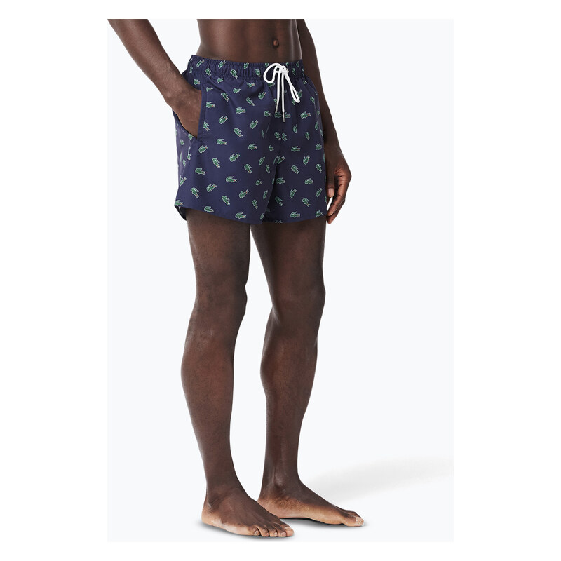 Pánské plavecké šortky Lacoste MH7188 navy blue/multico