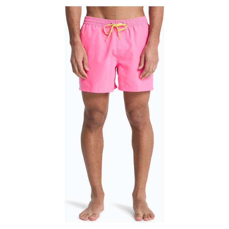 Pánské koupací šortky Quiksilver Everyday Solid Volley 15 pink