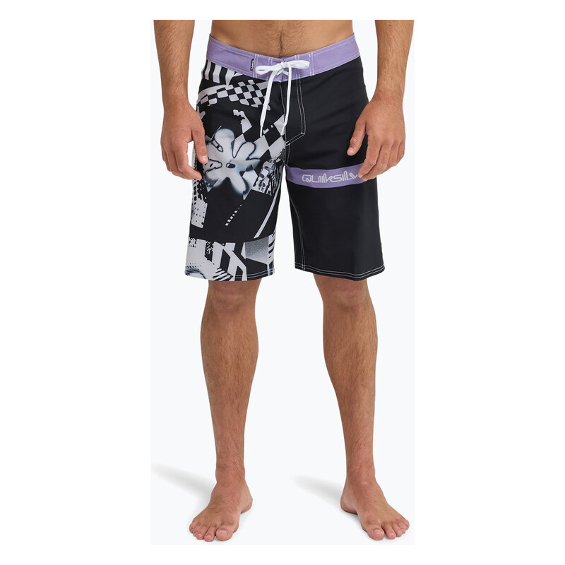 Pánské koupací šortky Quiksilver Surfsilk Straight 20 black