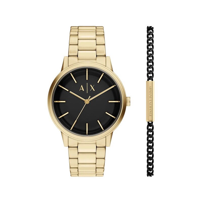Armani Exchange set hodinek a náramku pánský Cayde