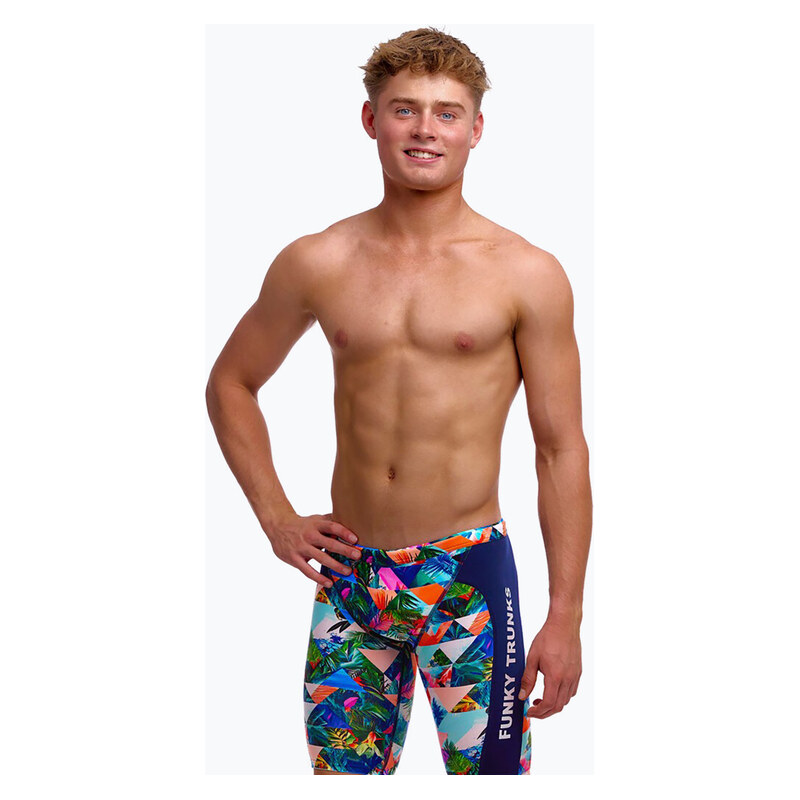 Dětské plavecké jammery Funky Trunks Training Jammers palm prism