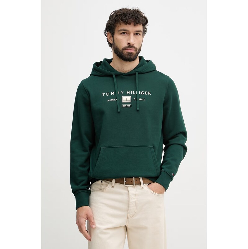 Tommy Hilfiger mikina s kapucí pánská bavlněná