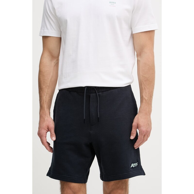 BOSS Orange teplákové šortky pánské s bavlnou
