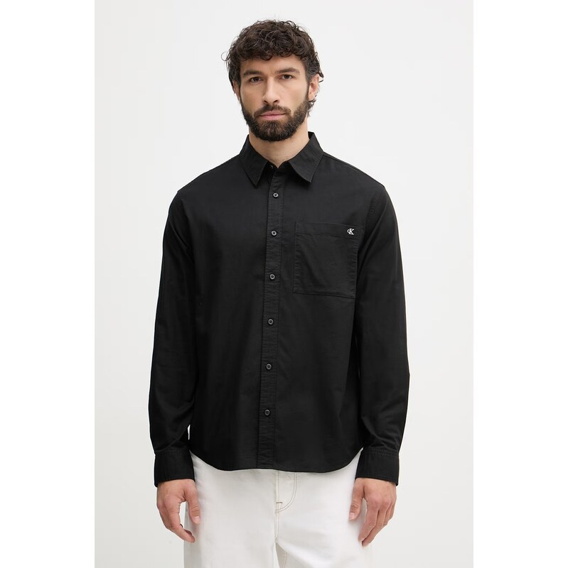 Calvin Klein Jeans košile pánská s bavlnou