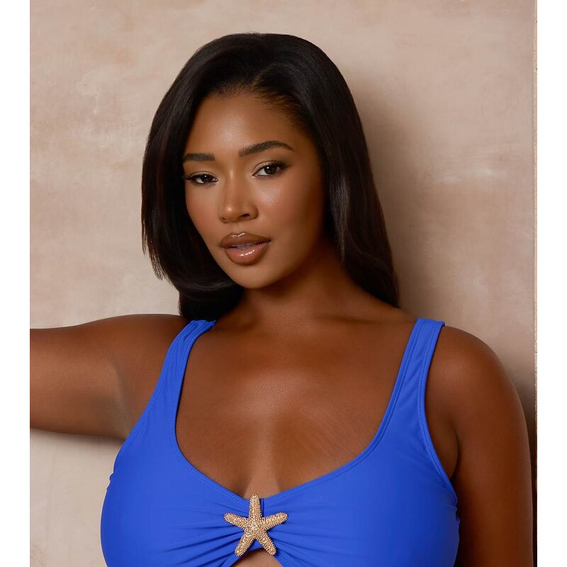 Moda Minx Curve X Alessa Tyrrell-Charles starfish bralet bikini top in 115217333