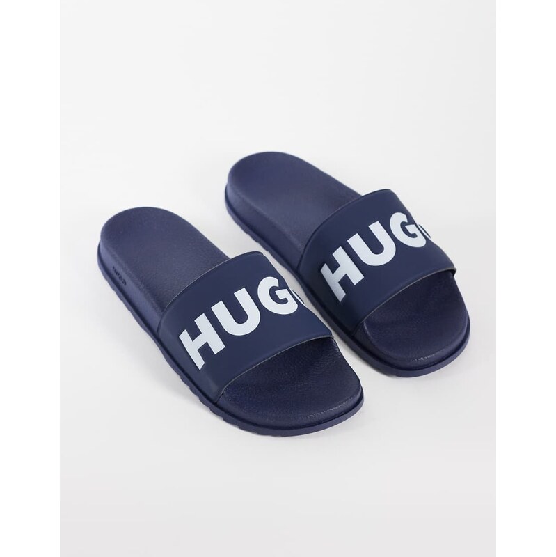 HUGO RED sliders in dark blue