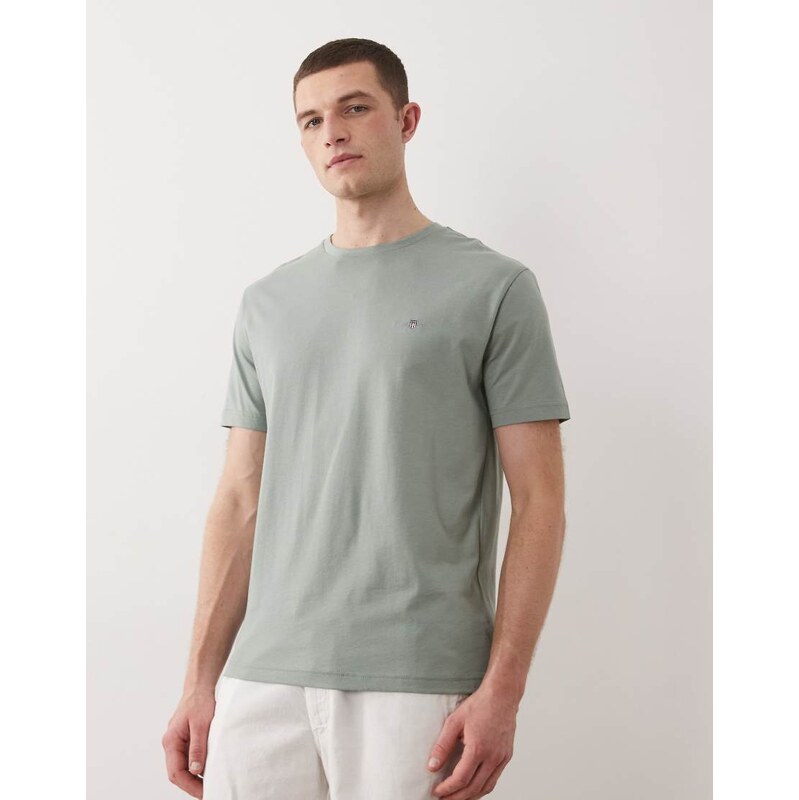 GANT shield logo t-shirt in grey