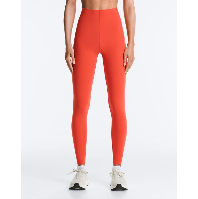OYSHO Compressive core control ankle-length leggings in orange 115217942
