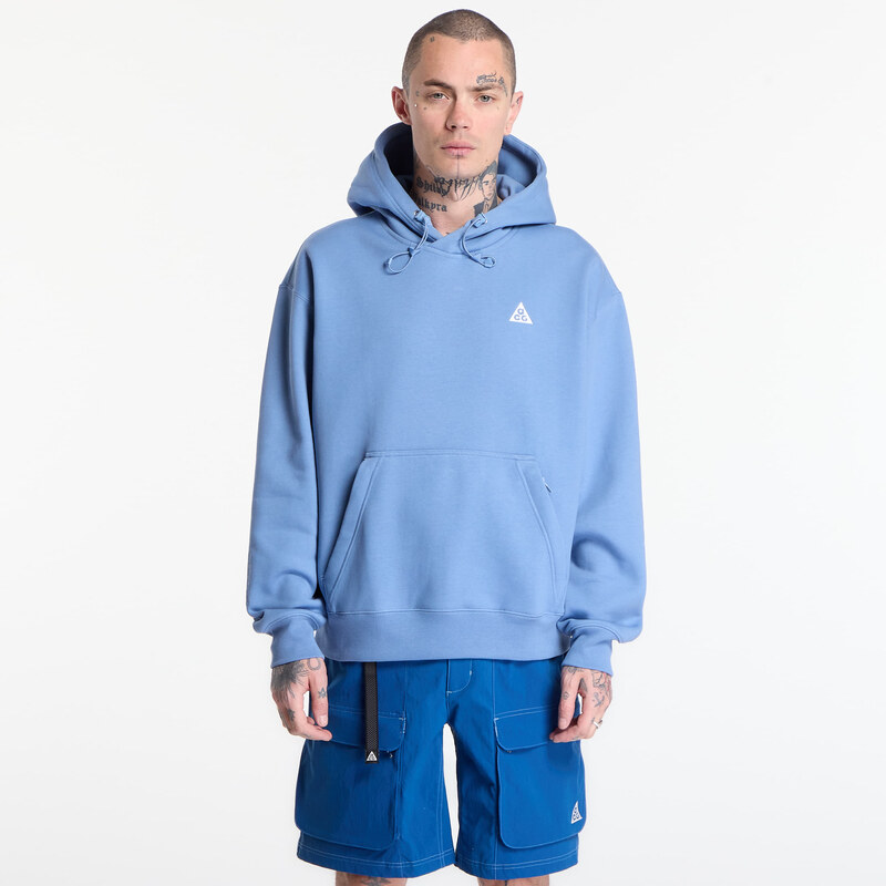 Mikina Nike ACG Tuff Fleece Pullover Hoodie Work Blue/ Sea Glass