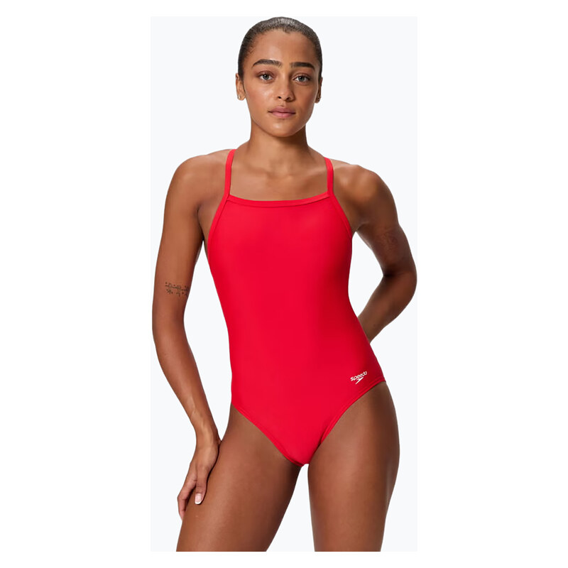 Dámské jednodílné plavky Speedo Solid EnduraSoft Turnback team