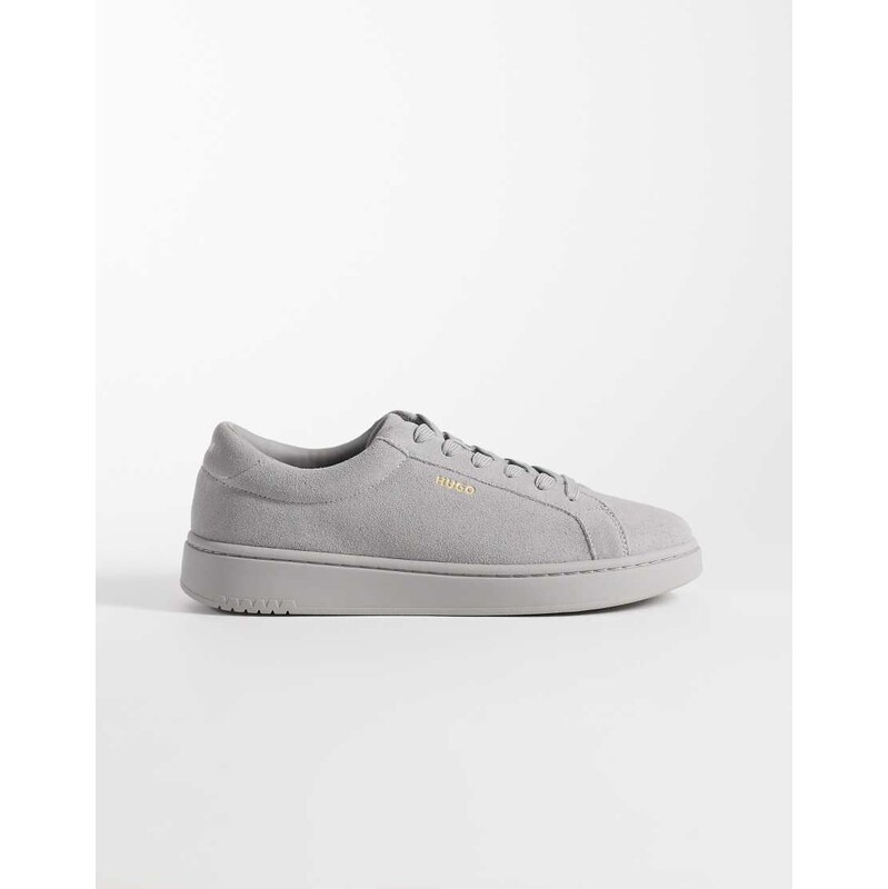 HUGO Red logo detail trainers in grey