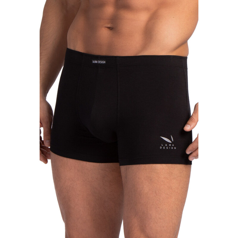Pánské boxerky M-BAM893SZ 2-PACK černo-šedé - Lama