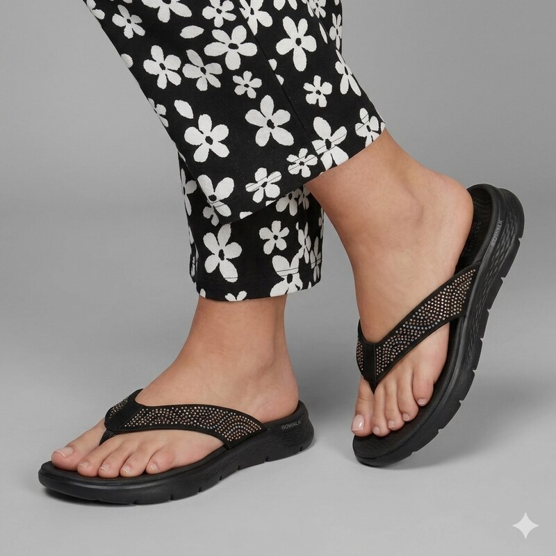 Skechers go walk flex sandal - maren BLACK 114310783