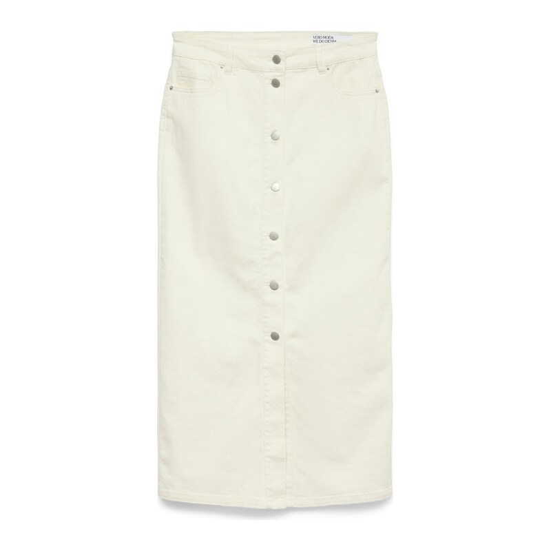 VERO MODA Sukně VMWild bílá džínovina