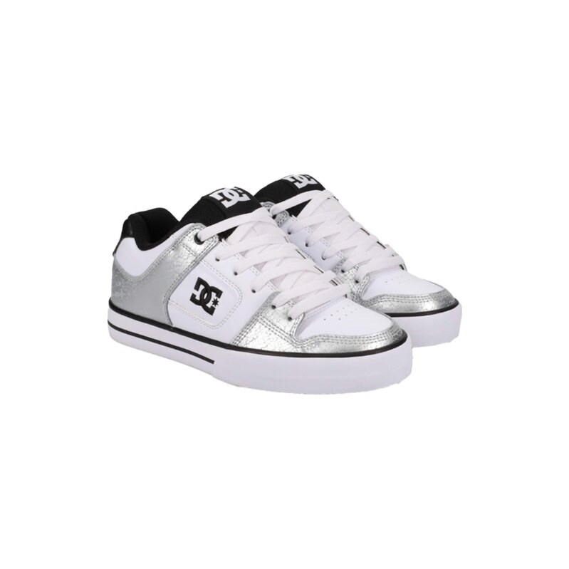 DC Shoes Tenisky PURE černá / stříbrná / bílá 115221734