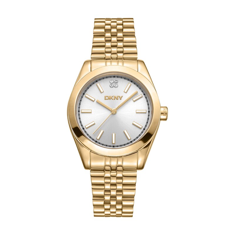 DKNY Analogové hodinky Nolita Midi zlatá / stříbrná 115221871