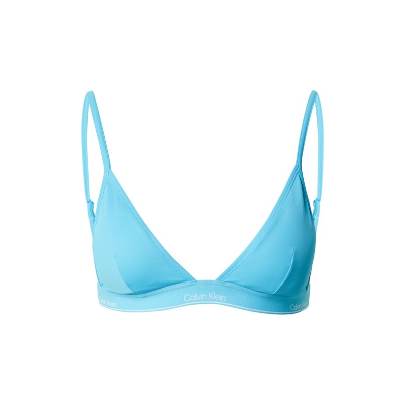Calvin Klein Swimwear Horní díl plavek azurová / bílá