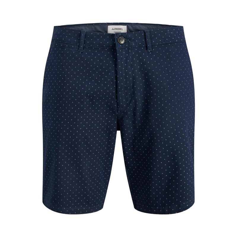 JJ Rebel Chino kalhoty JREBSHARP námořnická modř / bílá