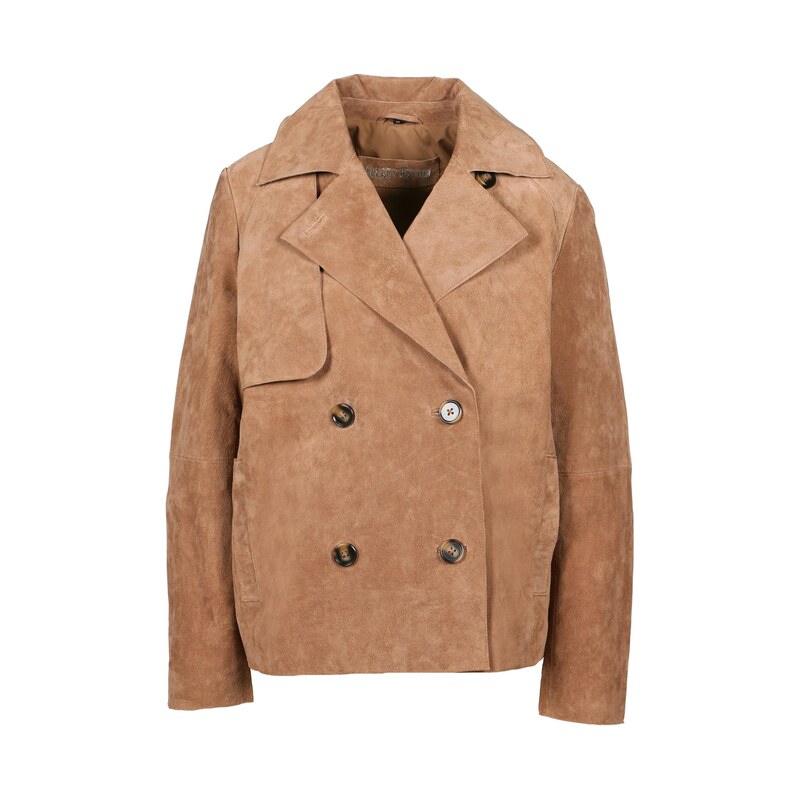 FREAKY NATION Přechodná bunda Lederjacke hnědá 115222730