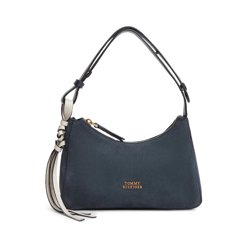 TOMMY HILFIGER Taška přes rameno Metal Logo Shoulder tmavě modrá