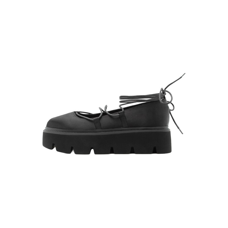 BUFFALO Slipper DARYA GHILLIE černá 115222849