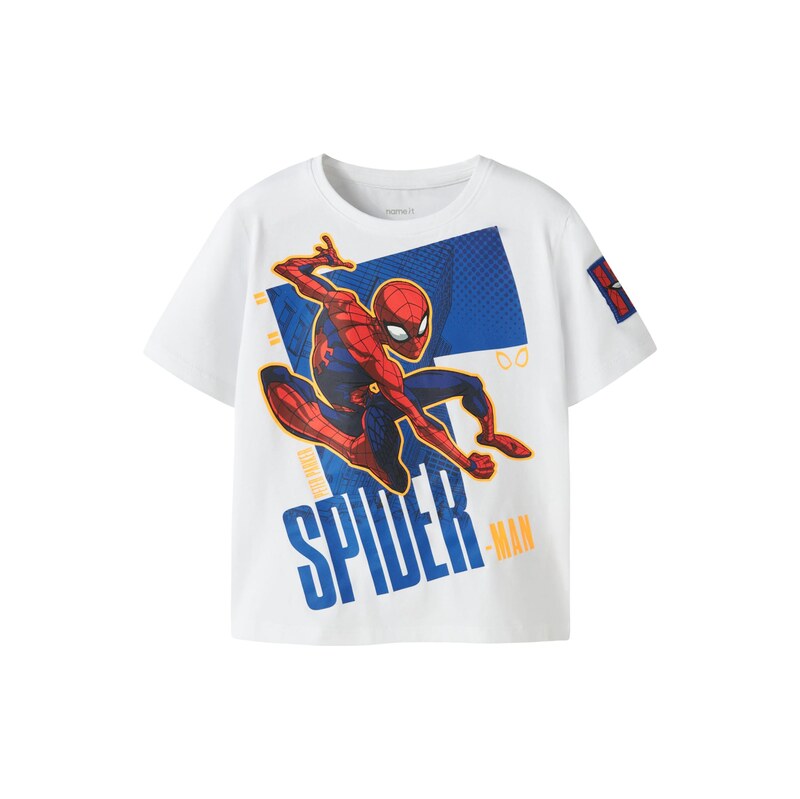NAME IT Tričko Spider-Man královská modrá / červená / bílá