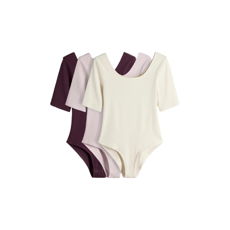 The Set Tričkové body krémová / cyclam / světle růžová 115223088