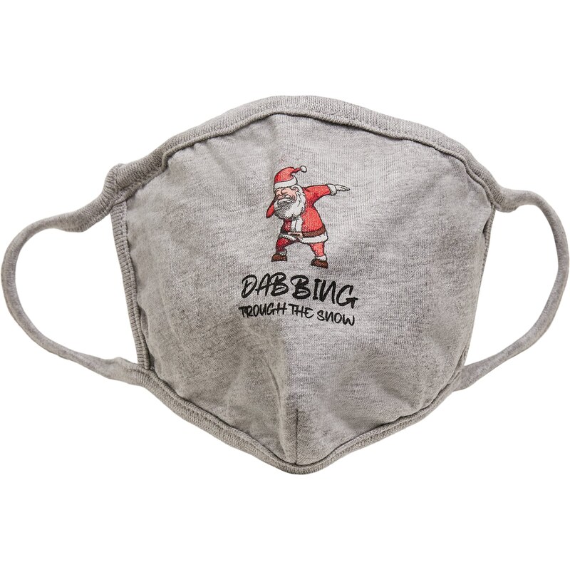 Urban Classics Šátek Dabbing Christmas šedý melír / grenadina / černá 115221429