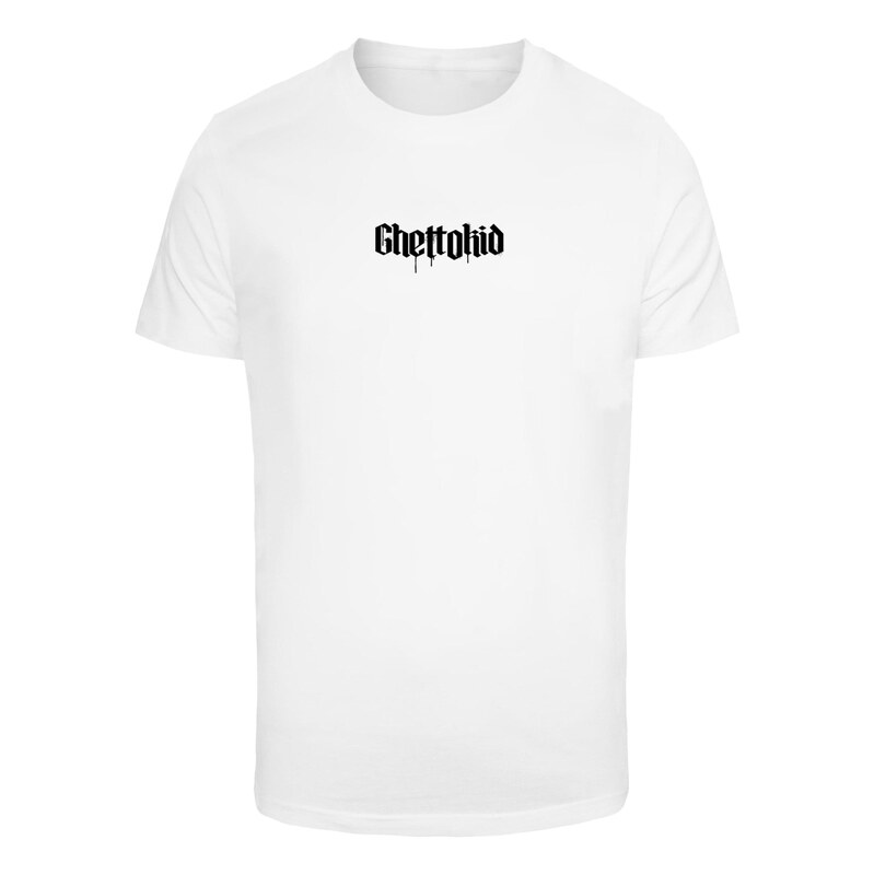 Mister Tee Tričko Ghettokid světle šedá / černá / bílá