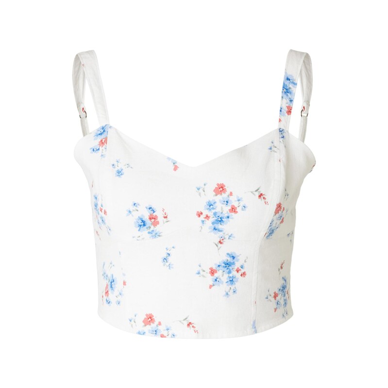 HOLLISTER Halenka modrá / světlemodrá / pitaya / bílá
