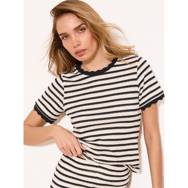 Lipsy Svetr černá / barva bílé vlny 115223877