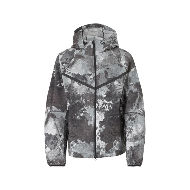 Nike Sportswear Přechodná bunda kouřově modrá / šedá / černá