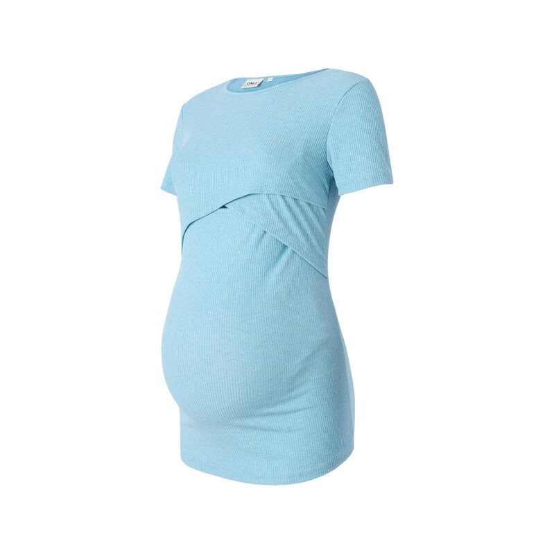 Only Maternity Tričko OLMEMMA DUA světlemodrá