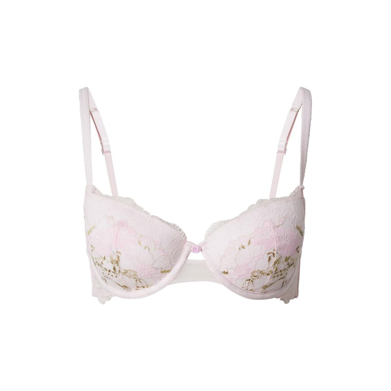 Hunkemöller Podprsenka Miri olivová / růžová / pastelově růžová