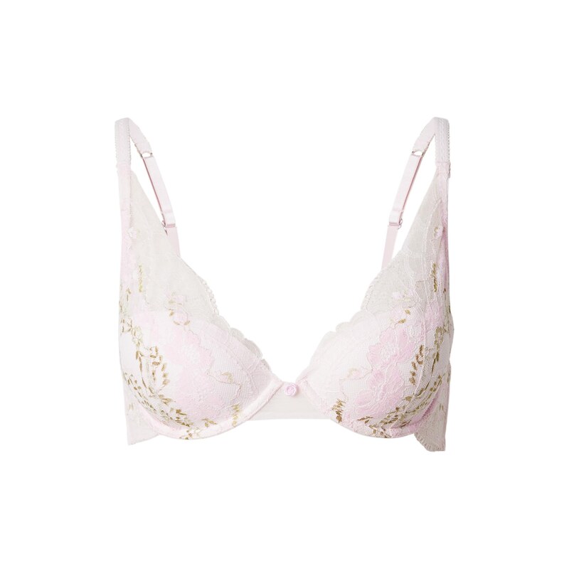 Hunkemöller Podprsenka Miri olivová / růžová / pastelově růžová