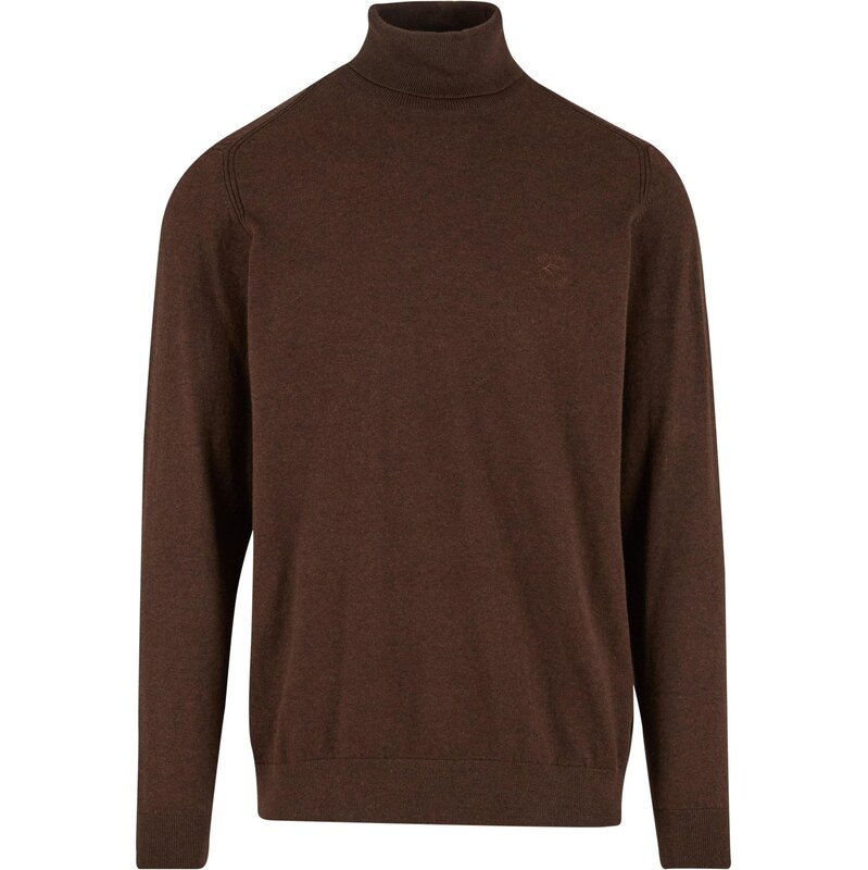 INDICODE JEANS Svetr Van Paul tmavě hnědá