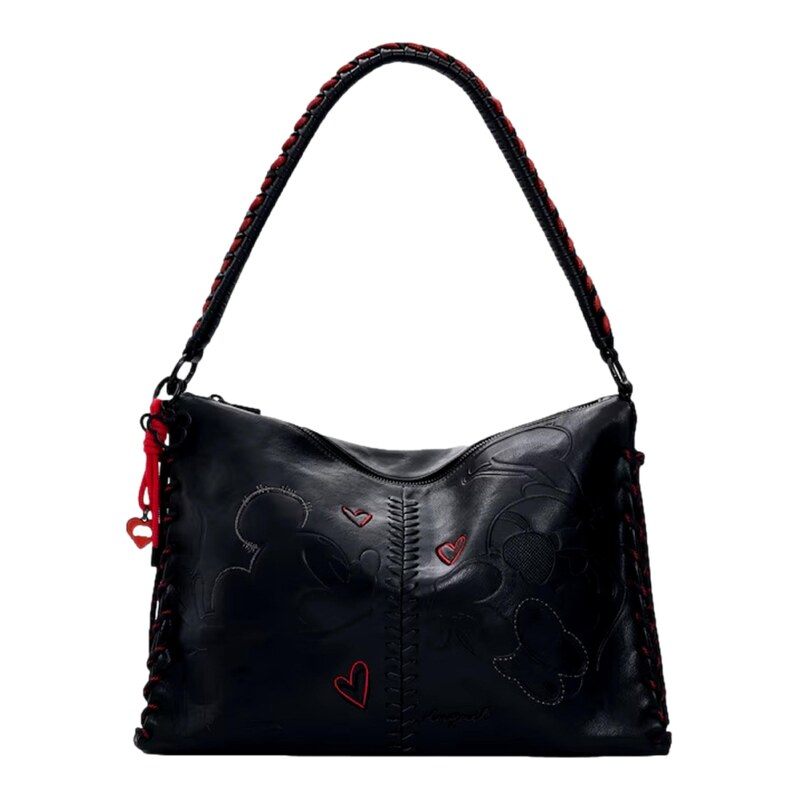 Desigual Taška přes rameno 'All Mickey Leiria' černá