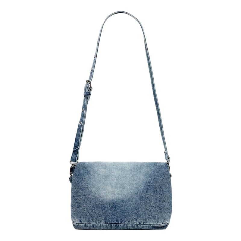 Desigual Kabelka 'Half Logo Denim' modrá
