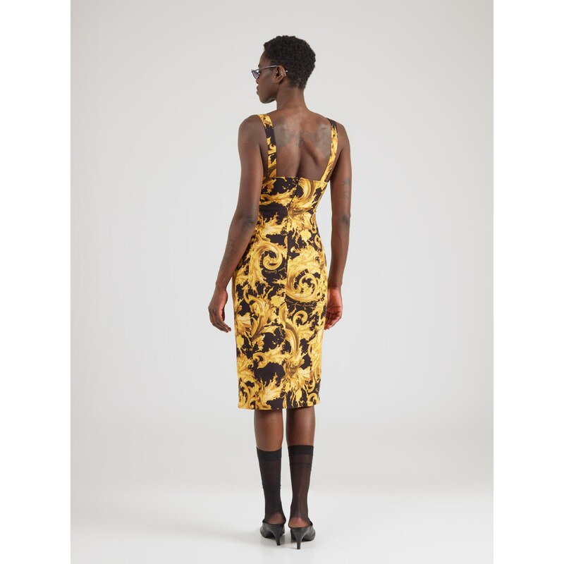 Versace Jeans Couture Šaty hořčicová / zlatě žlutá / černá
