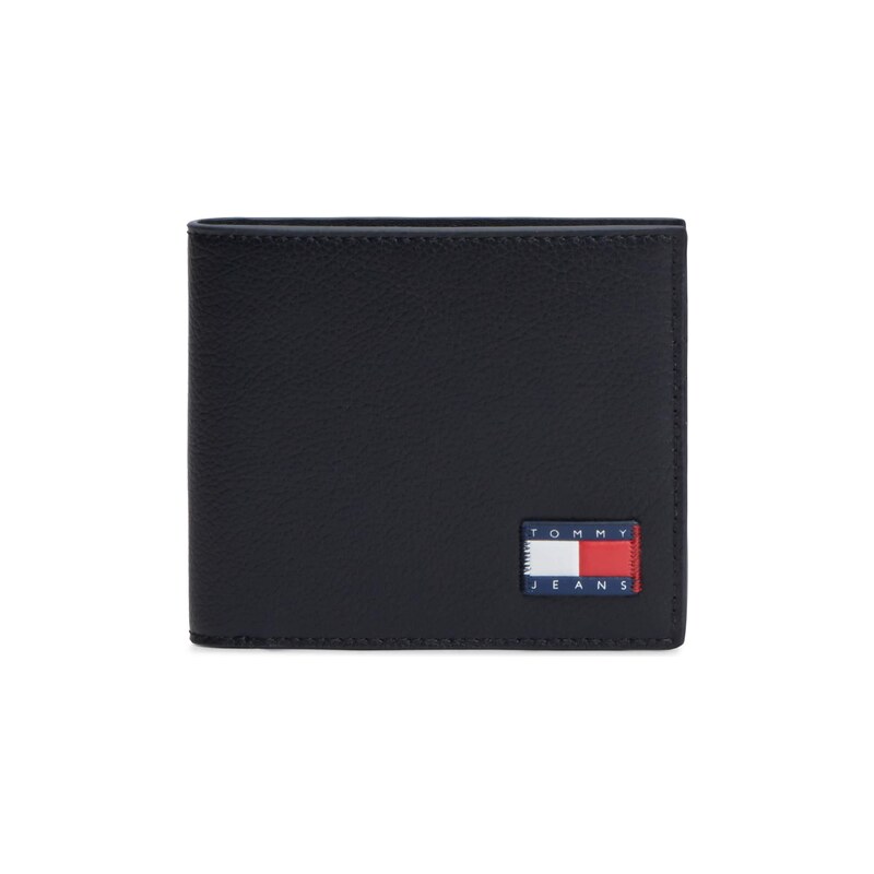 Tommy Jeans Peněženka Heritage Logo Bifold With černá
