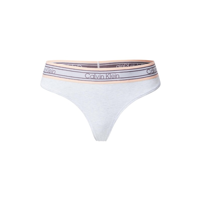 Calvin Klein Underwear Tanga světle hnědá / světle šedá 115225570