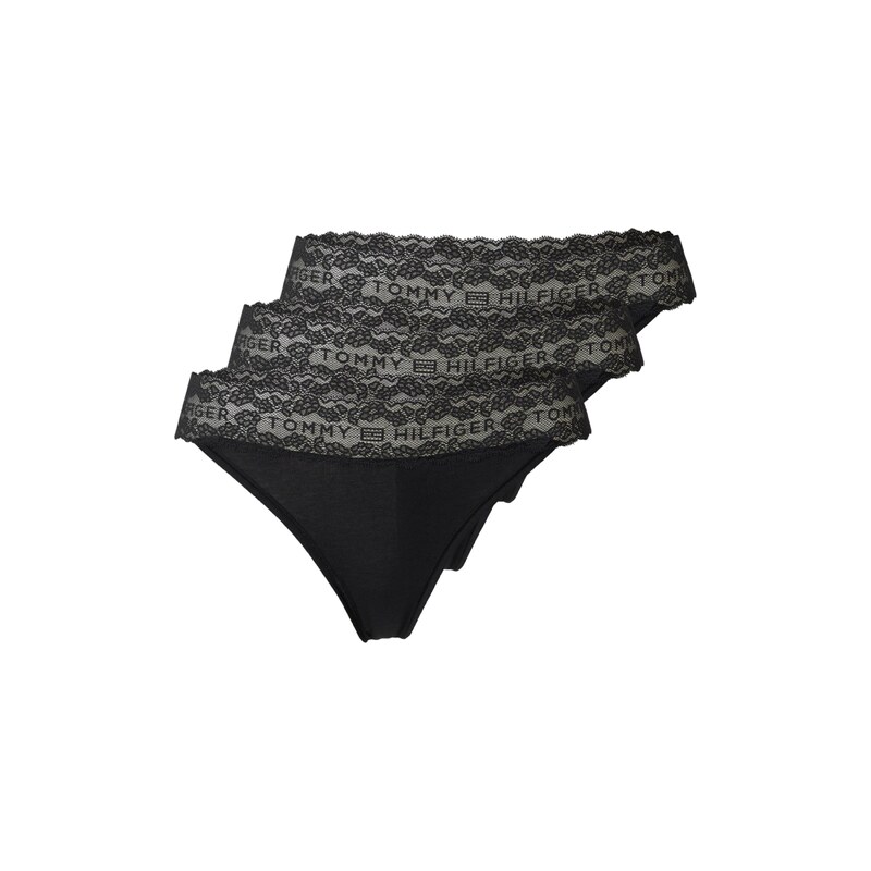 Tommy Hilfiger Underwear Tanga černá