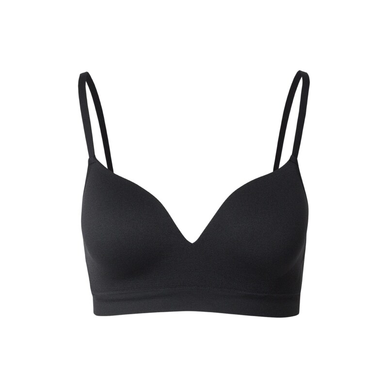 Lindex Podprsenka Flora černá 115225638